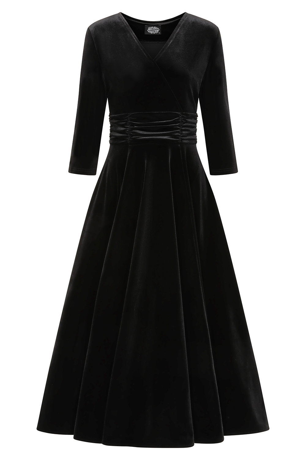 Vale Velvet Swing Dress in Extended Sizing